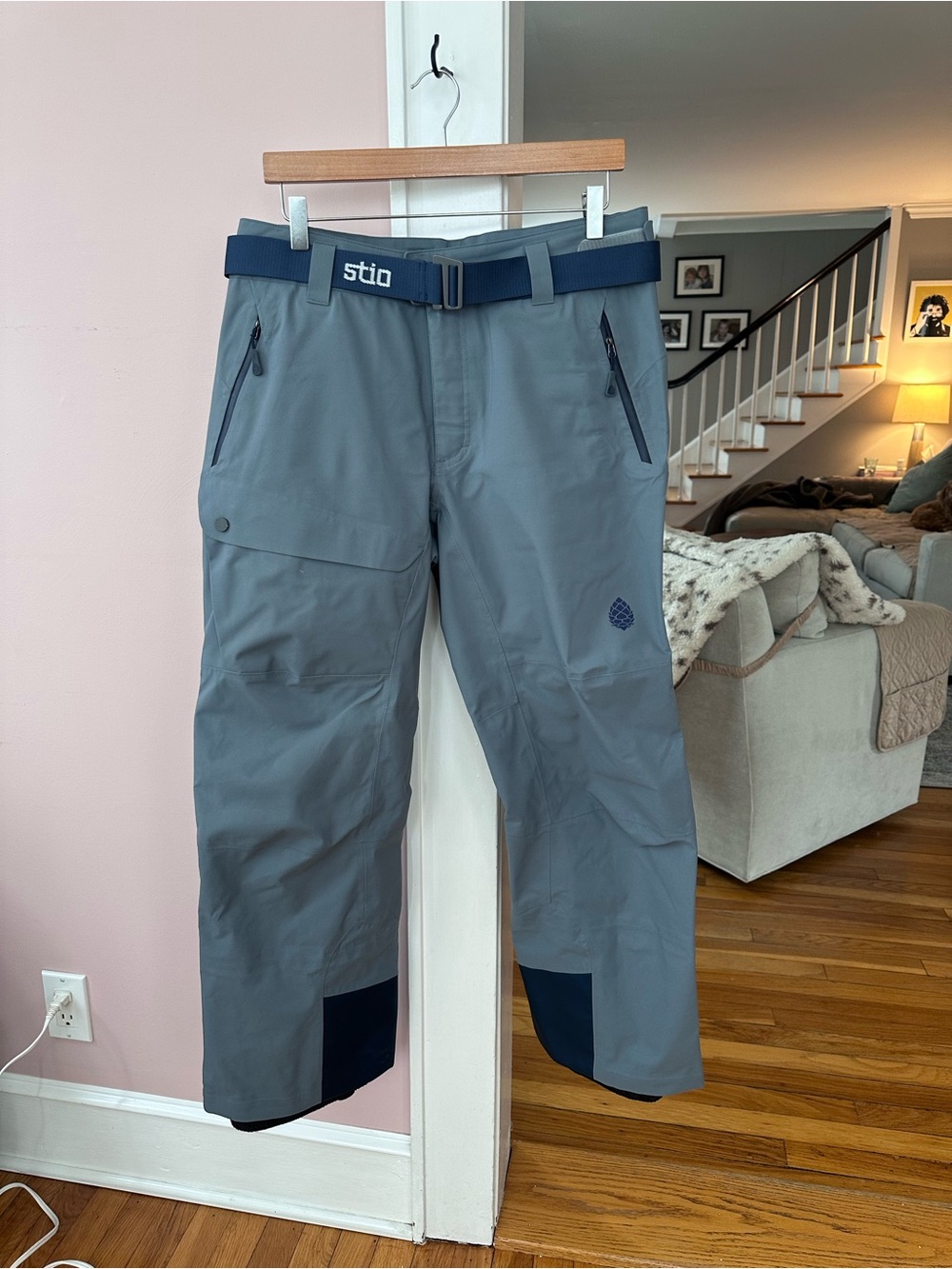 Stio Environ Men's Slate Gray all mountain ski pant. Waterproof and breathable.